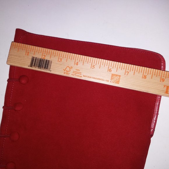 Just Fab Over the Knee Boots Womens Size 10 Solid Red Button Detail Platform Sid - Picture 13 of 16